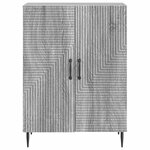 vidaXL Buffet Sonoma gris 66 x 34 5 x 89 5 cm Bois d'ingénierie
