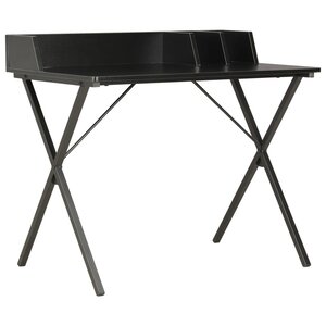 vidaXL Bureau Noir 80x50x84 cm