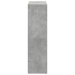 vidaXL Étagère séparatrice de pièce gris béton 102x29x103 5 cm