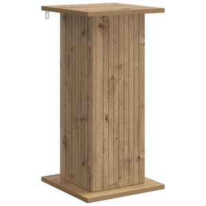 vidaXL Support de Plante Chêne artisanal 30 5 x 30 x 60 5 cm