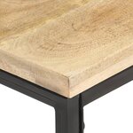 vidaXL Table d'appoint 40x40x35 cm Bois de manguier massif
