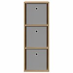 vidaXL Buffet Chêne artisanal 30 5 x 27 x 84 5 cm