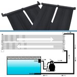 vidaXL Panneau solaire de chauffage de piscine 80x310 cm