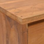 Vidaxl table de chevet 20x35x50 cm bois de teck solide