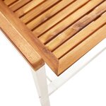 vidaXL Chaises de jardin 6 Pièces avec coussins Bois d'acacia solide