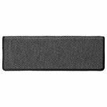 vidaXL Tapis d'escalier autocollants 30 Pièces 65x21x4 cm anthracite