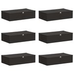 vidaXL Boîte de rangement 6 pc Tissu intissé 70 x 40 x 18 cm 50 4 L