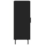 vidaXL Buffet Noir 34 5x34x90 cm Bois d'ingénierie