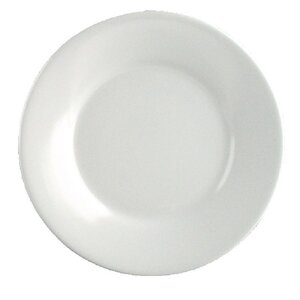 Assiettes rondes 229(ø)mm en mélamine - lot de 6 - kristallon - mélamine