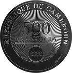 GOOD LUCK II Argent Coin 500 Francs Cameroon 2022