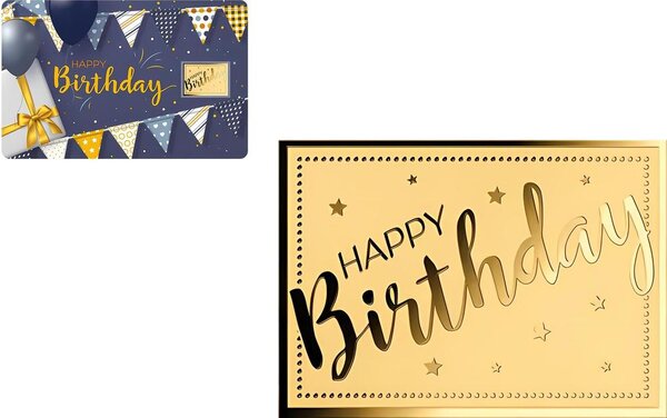 Pièce de monnaie en Or 3000 Francs g 0.031 (1/1000 oz) Millésime Gold Gift HAPPY BIRTHDAY 1/1000