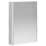 vidaXL Armoire Miroir de Salle de Bain Gris Sonoma 43 x 11 5 x 60 5 cm