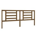 vidaXL Tête de lit Marron miel 206x4x100 cm Bois de pin massif