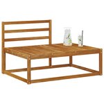 vidaXL Canapé d'extérieur extrémité Naturel 115 x 83 x 73 cm