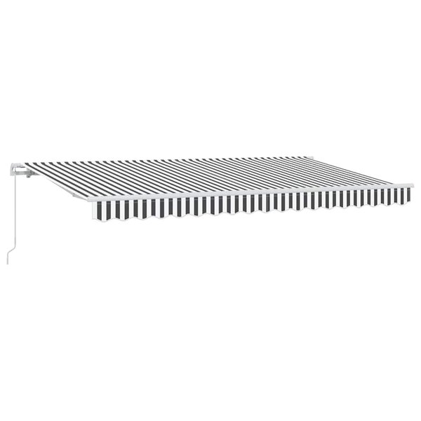 vidaXL Auvent Rétractable Anthracite 400 x 200 cm tissu