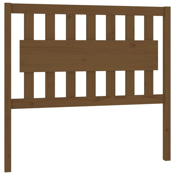vidaXL Tête de lit Marron miel 105 5x4x100 cm Bois massif de pin