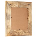vidaXL Miroir sculpté à la main 50x50x2 5 cm bois de manguier solide