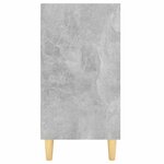 vidaXL Buffet gris béton 103 5x35x70 cm bois d'ingénierie
