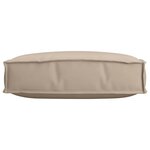 vidaXL Coussin pour assise de palette Taupe 60 x 60 x 12 cm