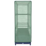 vidaXL Lit surélevé avec housse de serre aspect rotin 160 x 40 x 123 cm