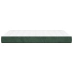 vidaXL Matelas de lit à ressorts ensachés 140x210x20 cm velours