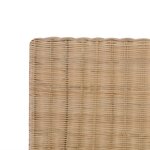 vidaXL Cadre de lit Rotin véritable tissé à la main 180 x 200 cm
