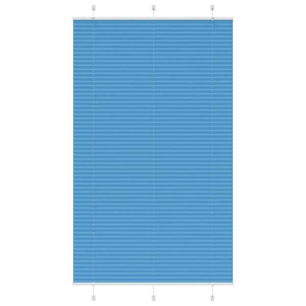 vidaXL Store plissé bleu 120x200 cm largeur du tissu 119 4cm polyester