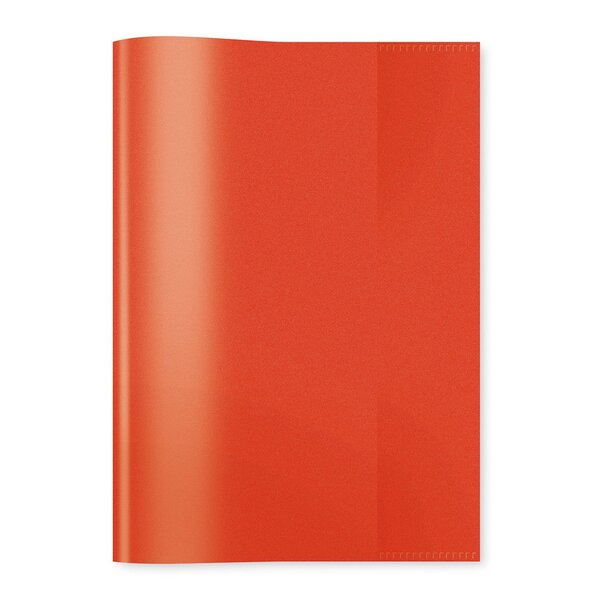 protège-cahiers format A5 en PP Rouge transparent HERMA