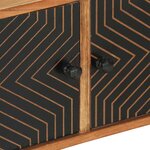 vidaXL Meuble TV 112x30x40 cm bois d'acacia massif