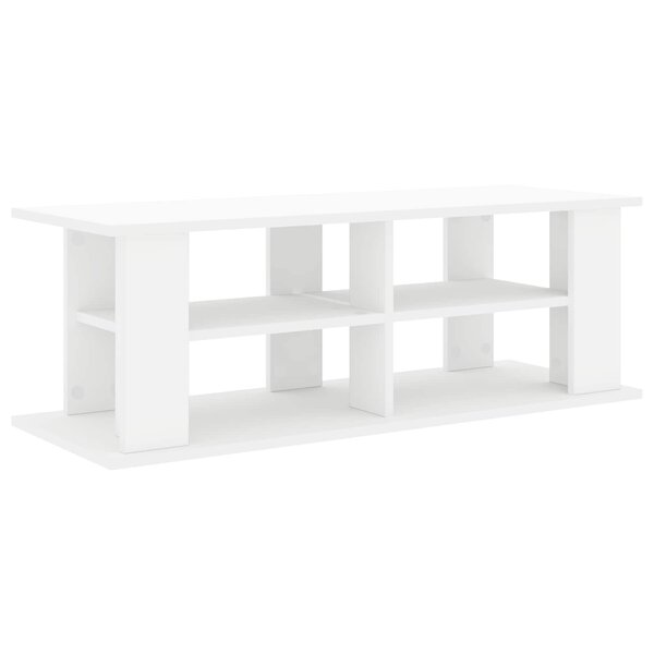 vidaXL Support de télévision Blanc 96 x 35 x 33 5 cm