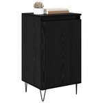 vidaXL Buffet Chêne noir 40 x 35 x 70 cm Bois d'ingénierie