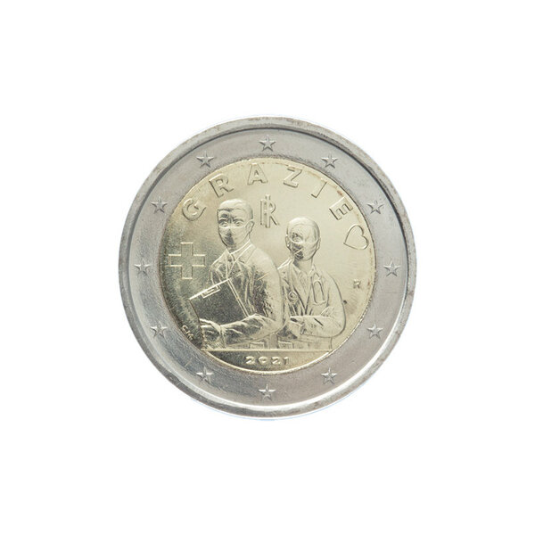 Italie 2021 - 2 euro commémorative grazie