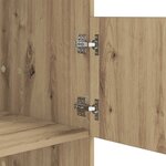 vidaXL Armoire à Laver avec stockage Chêne artisanal 50 x 68 x 102 cm