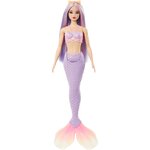 Mattel HRR06 - Poupée sirène avec cheveux et bandeau fantaisie