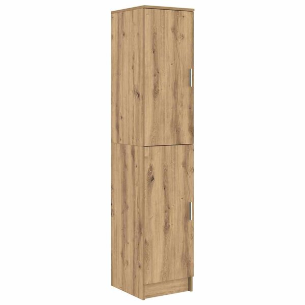 vidaXL Highboard chêne artisanal 35 x 39 x 168 cm Bois d'ingénierie
