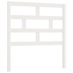 vidaXL Tête de lit Blanc 96x4x100 cm Bois massif de pin