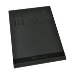 Papier Fabriano Noir Bloc A4 300g 20 feuil. ultranoir