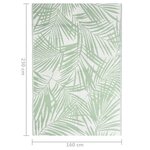 vidaXL Tapis d'extérieur ARAKIL Vert 160x230 cm PP