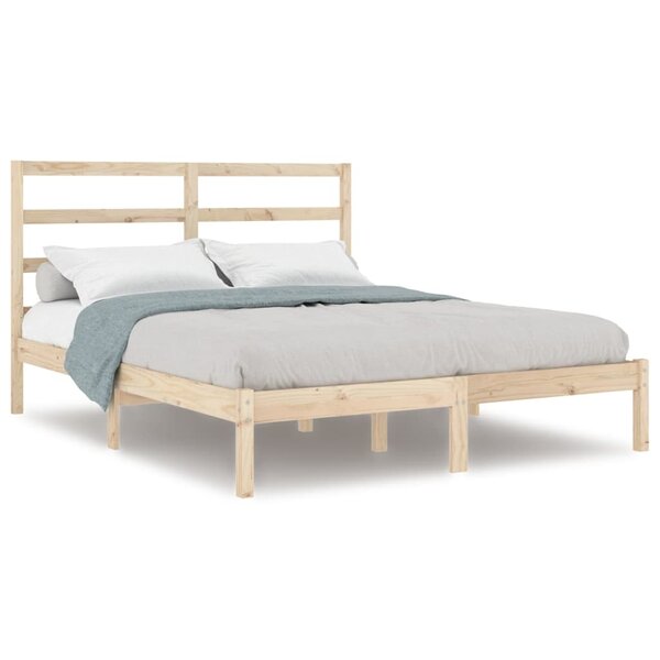 vidaXL Cadre de lit sans matelas 120x200 cm bois de pin massif