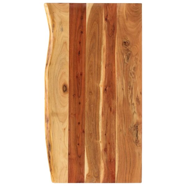 vidaXL Dessus de meuble-lavabo de salle de bain Acacia 100x52x3 8 cm