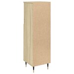 vidaXL Armoire salle de bain chêne sonoma 30x30x100 cm