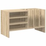 vidaXL Meuble à vinyles avec étagère Chêne Sonoma 78 5 x 35 x 45 cm