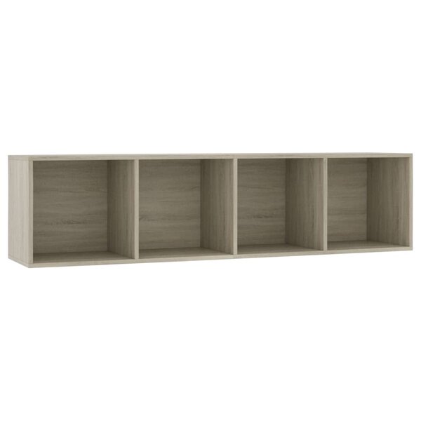vidaXL Bibliothèque/Meuble TV Chêne sonoma 143x30x36 cm
