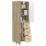 vidaXL Ensemble de Meubles 2 Pièces Chêne Sonoma Bois d'ingénierie