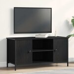 vidaXL Meuble TV Chêne noir 100 x 40 x 50 cm Bois d'ingénierie