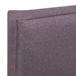 vidaXL Cadre de lit Taupe Tissu 180 x 200 cm