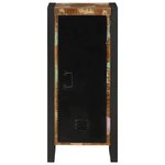 vidaXL Cabinet de salle de bain Marron Bois massif de récupération