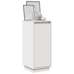 vidaXL Buffets 2 Pièces Blanc 31 5x34x75 cm Bois massif de pin
