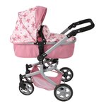 Bayer Chic 2000 595-85 - Poussette combiné MIKA Fleurs pour poupée