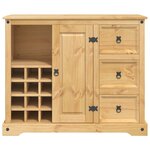 VidaXL Rangement de cuisine Cire de Miel 112 x 70 x 91 5 cm Pin massif